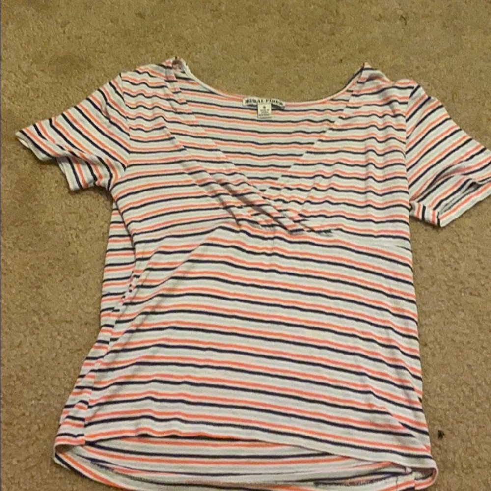 Striped colored top